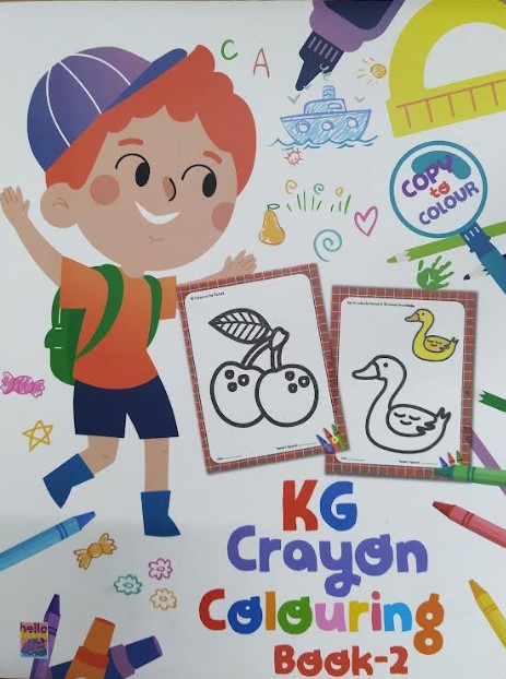 KG CRAYON COLOURING BOOK-2 